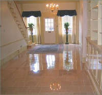 polished granite flooring