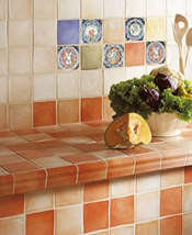 kitchen glazed tile
