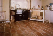 terracotta tile kitchen floor